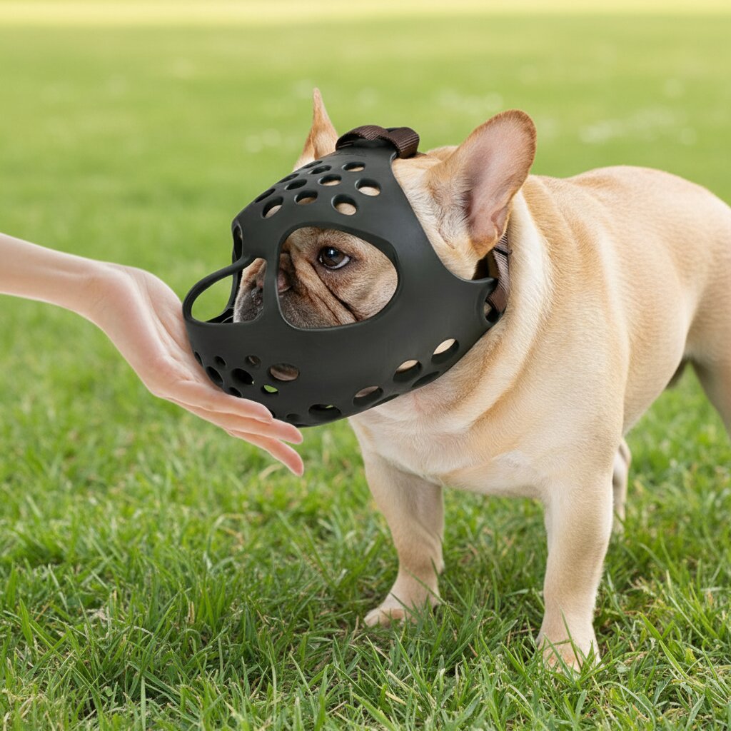 Dog Muzzle Silicone - Focinheira para Cães de Focinho Curto,