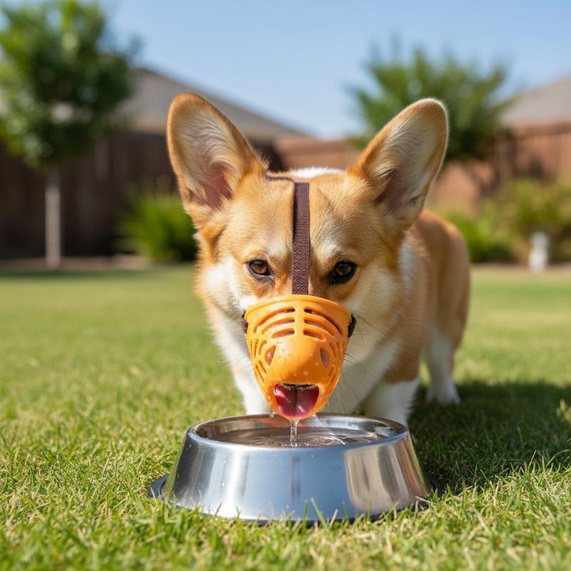 Dog Muzzle Silicone - Focinheira de Silicone para Cães: Segura,