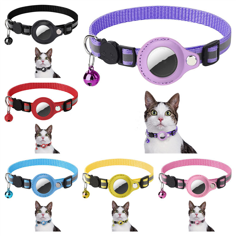 Pet Supplies Locations - Airtag caso colar para gato com