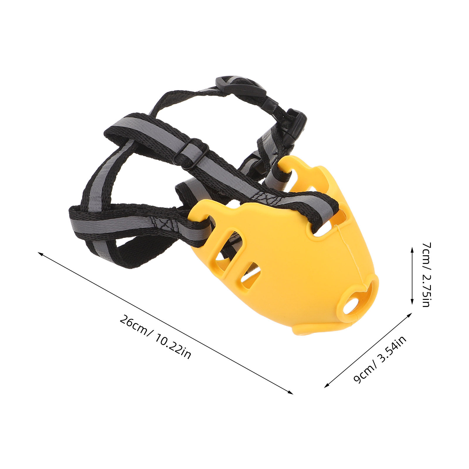 2 Peças Focinheira Respirável  - Dog Muzzle Silicone avaliação e preço