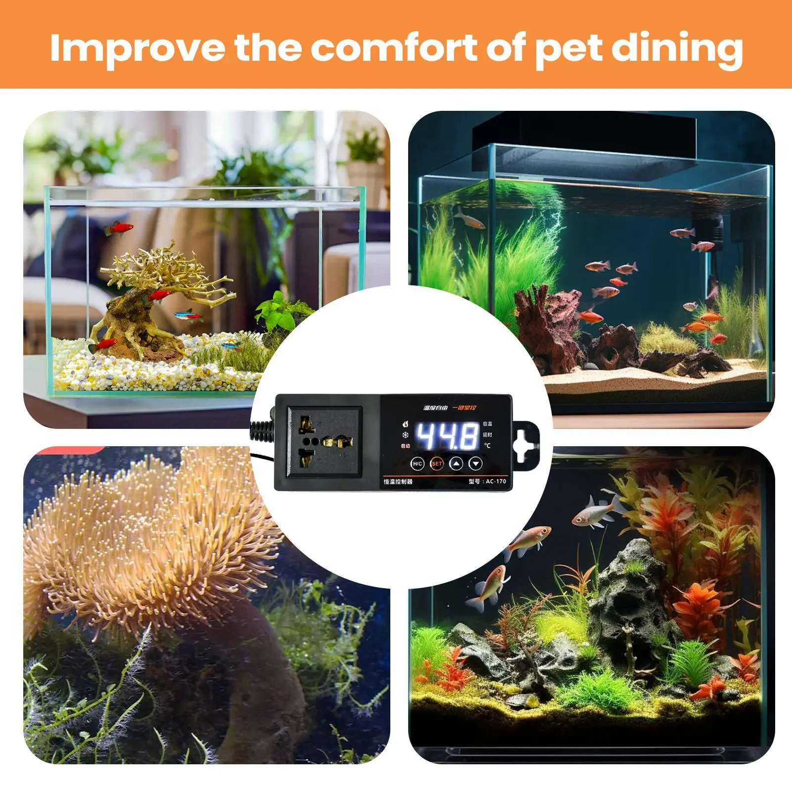 Termostato para tanque de répt - Pet Supplies In Uk avaliação e preço