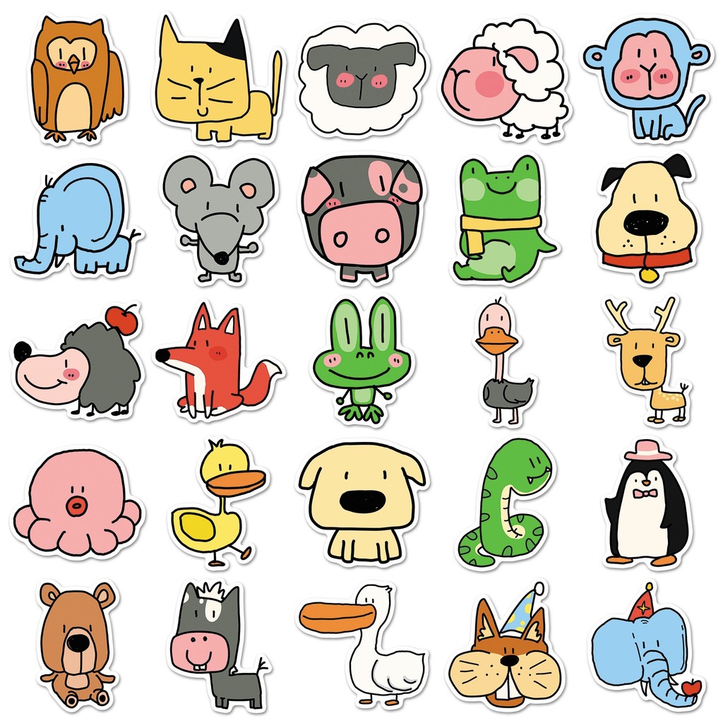 50 Folhas de Adesivos de Anima - Pet Supplies In Store avaliação e preço